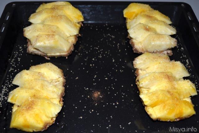 7 ananas al forno