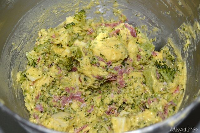 7 plumcake salato salame e broccoli