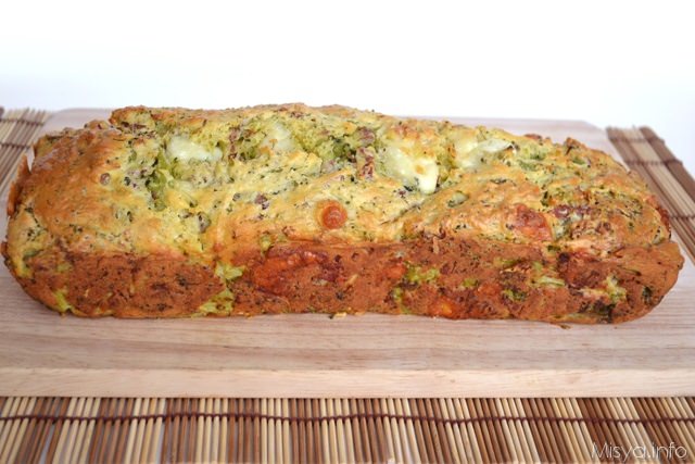 plumcake salato salame e broccoli
