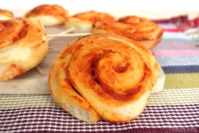 Girelle di pan-mozzarella