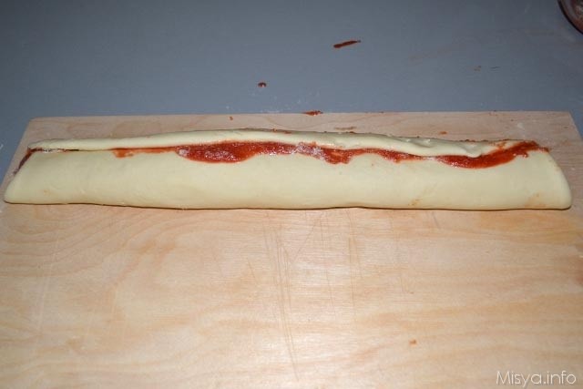 Girelle di pan mozzarella8