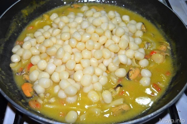 Gnocchetti ai frutti di mare e zafferano 11