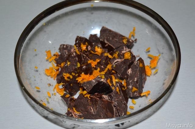 Panna cotta al cioccolato e arancia 2