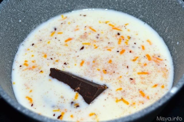 Panna cotta al cioccolato e arancia 3