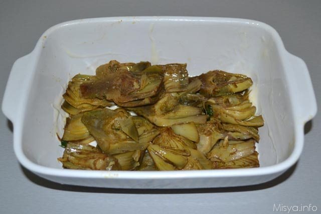 Parmigiana di carciofi bianca 5