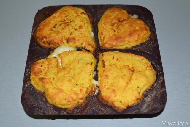 Timballini di patate con spinaci e spek 12