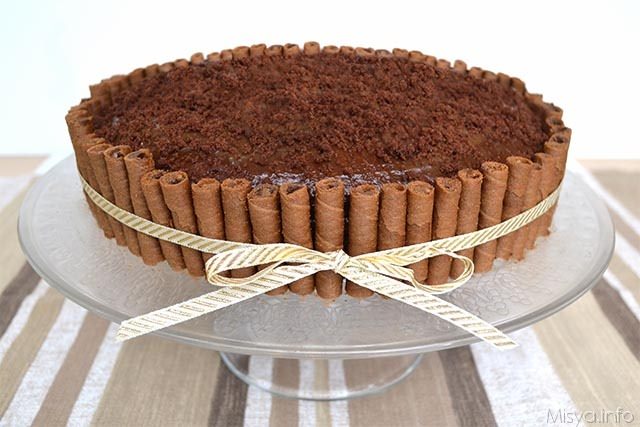 Torta al cioccolato e caffè