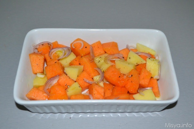 Zucca e patate al forno 2