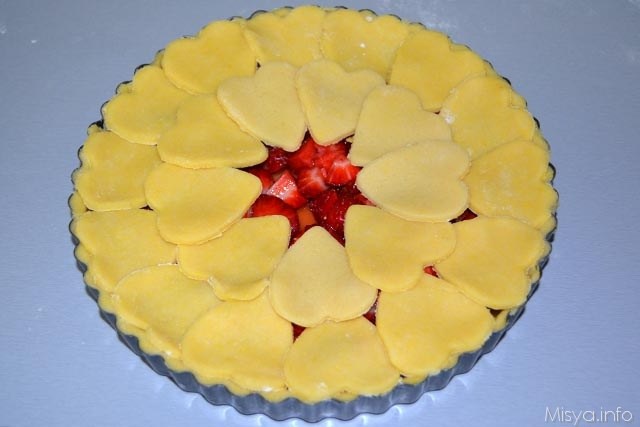 Crostata di fragole con Pasta sable 12