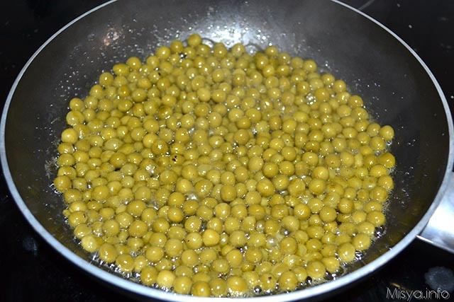 Timballo di riso con formaggi e piselli 2