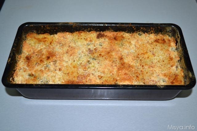 Timballo di riso con formaggi e piselli 7