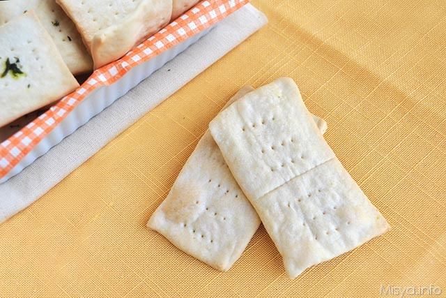 Crackers fatti in casa