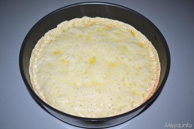 Focaccia ripiena con impasto di ricotta 11