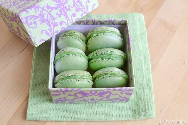 macarons ai pistacchi