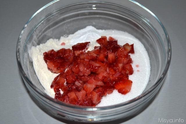 muffin albumi e fragole 1