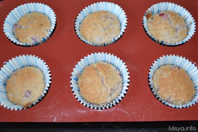 muffin albumi e fragole 7