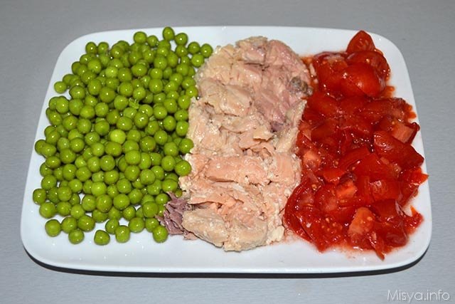 Cous cous con piselli e salmone 1