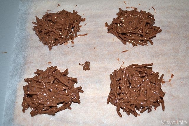 Nidi di cioccolato e cereali 6