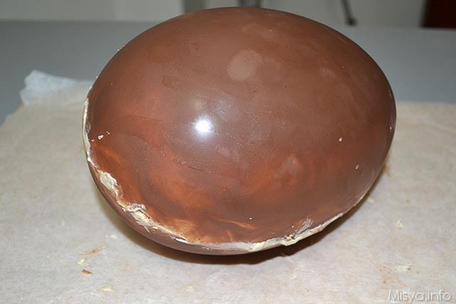 Uovo kinder fatto in casa 14