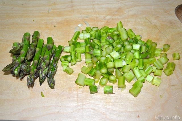 paccheri con asparagi e salsiccia 2