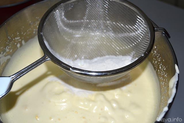 6 pan di spagna senza lievito