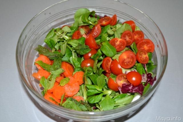 Insalata di pollo e farro 5