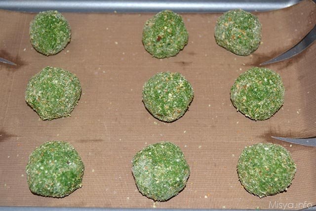 Polpette di spinaci e ceci 7