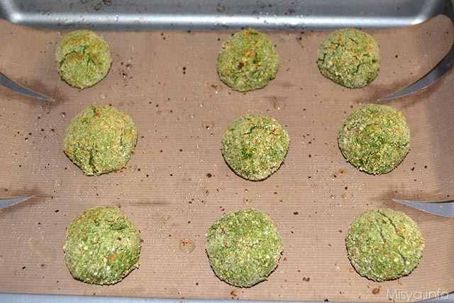 Polpette di spinaci e ceci 8