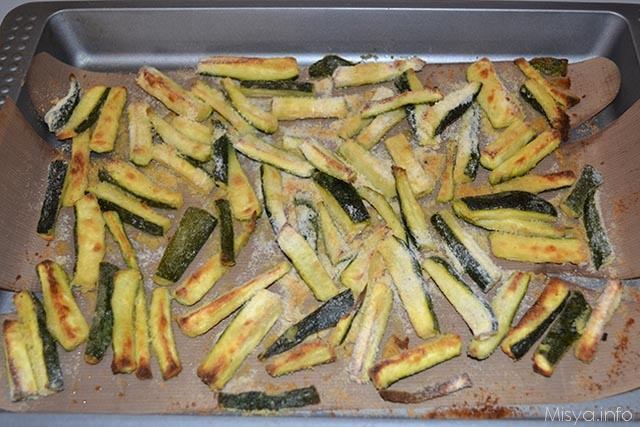 Zucchine Croccanti Al Forno Contorno Di Zucchine Di Misya