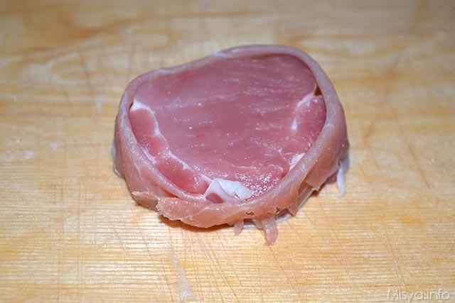 Filetto di maiale con prosciutto e mele 1