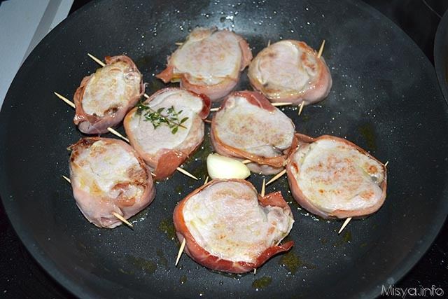 Filetto di maiale con prosciutto e mele 8