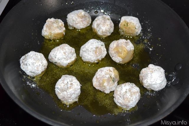 Polpettine di platessa e pinoli 8