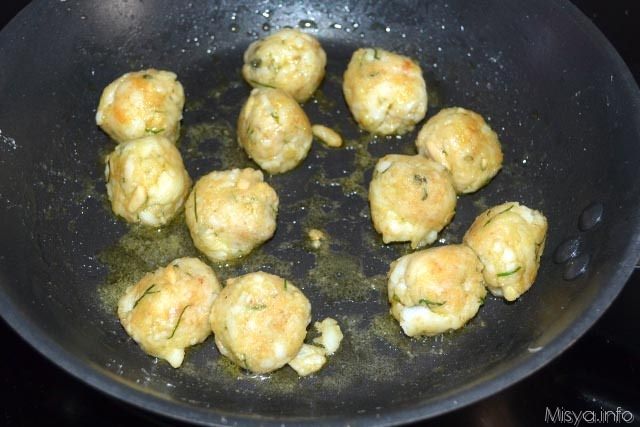 Polpettine di platessa e pinoli 9