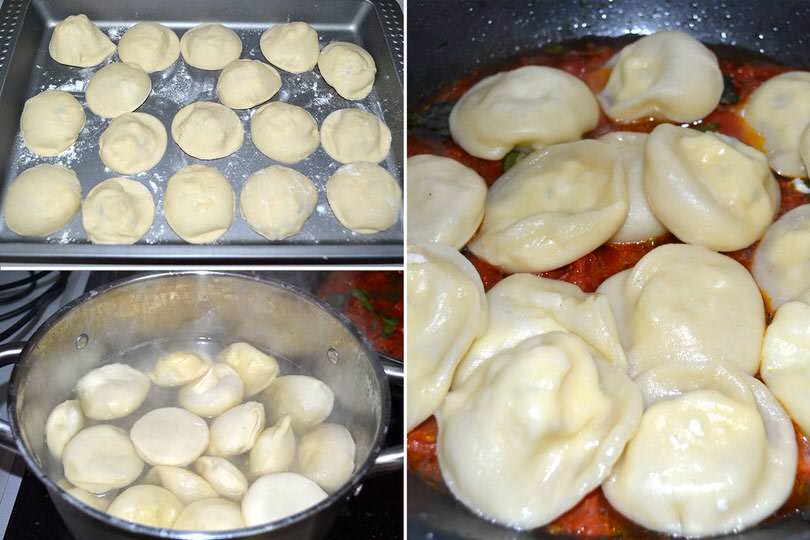 6 cuocere ravioli