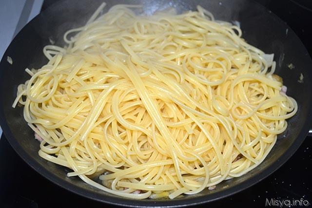 Carbonara di carciofi 7