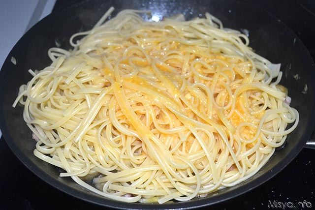 Carbonara di carciofi 8