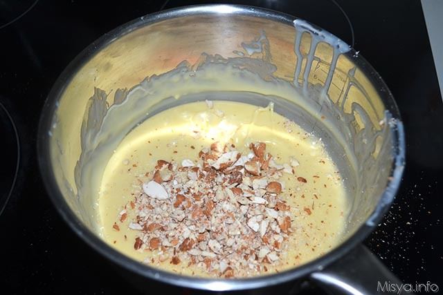 Fudge al cioccolato bianco e mandorle 3