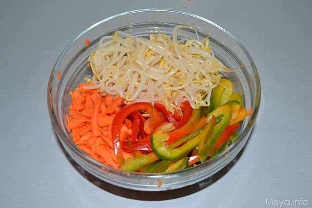 Noodles con maiale in agro 5