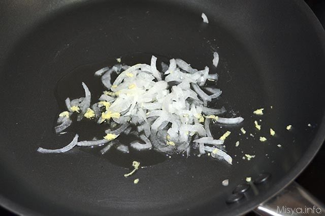 Pollo con funghi e bambu 2