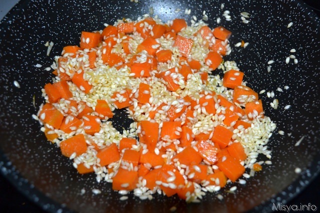 Timballini di riso con zucca e fiori di zucchina 4