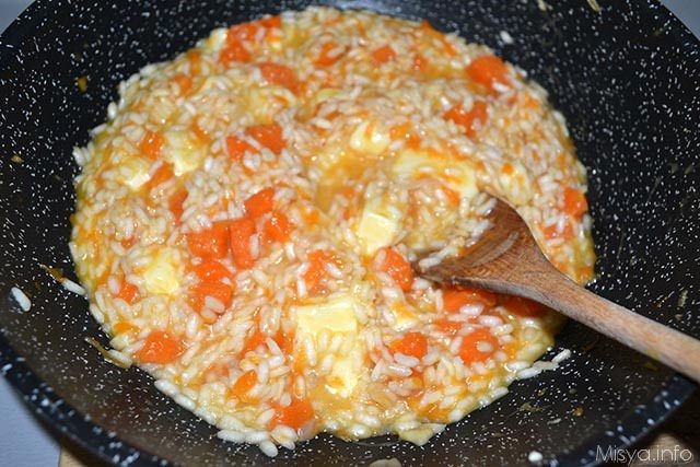 Timballini di riso con zucca e fiori di zucchina 9