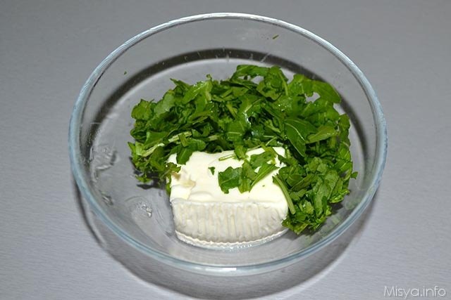 Cornetti con rucola e stracchino 2