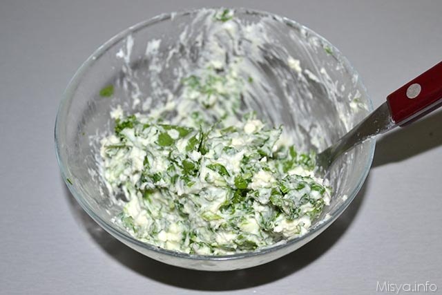 Cornetti con rucola e stracchino 3