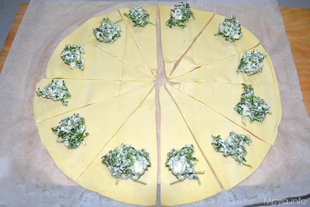 Cornetti con rucola e stracchino 4