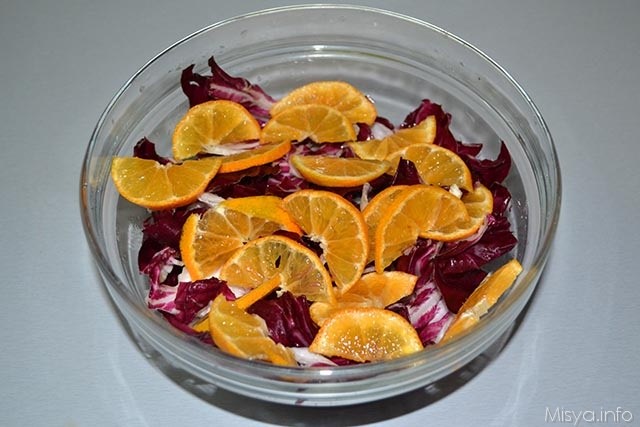Insalata di radicchio e gamberi 9