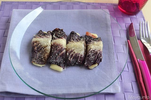 Involtini di radicchio
