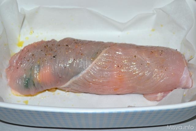 Rotolo di tacchino con spinaci 11