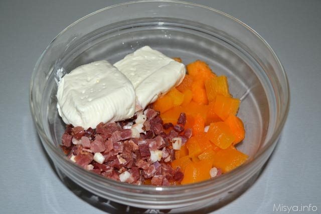 Torta salata zucca e speck 4