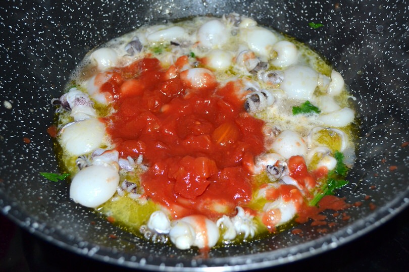 3 aggiungere pomodoro