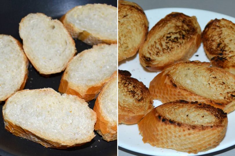 6 arrostirte pane